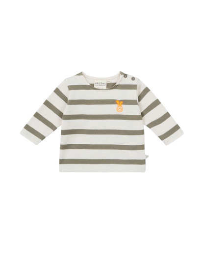 Arsene & Les Pipelettes Baby Striped Shirt