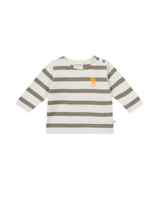 Arsene & Les Pipelettes Baby Striped Shirt