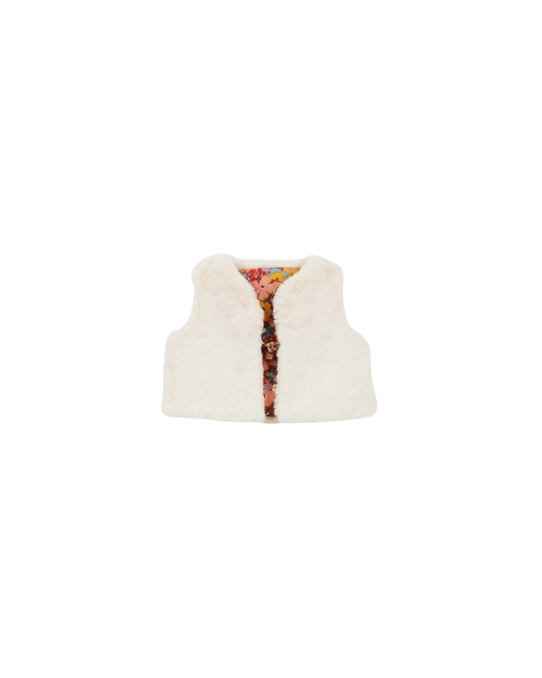 Arsene & Les Pipelettes Reversible Baby Floral Vest