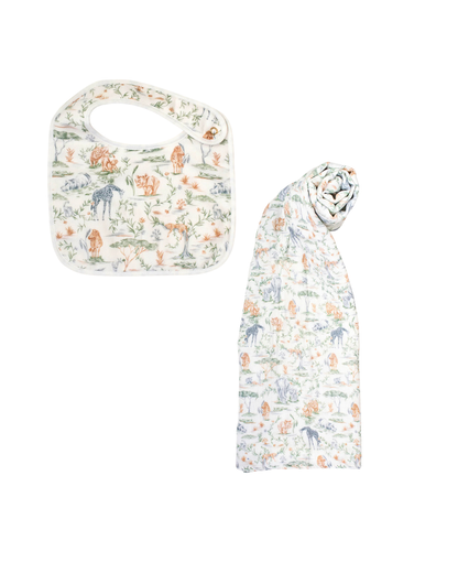 Timo & Violet Shawl & Bib Set