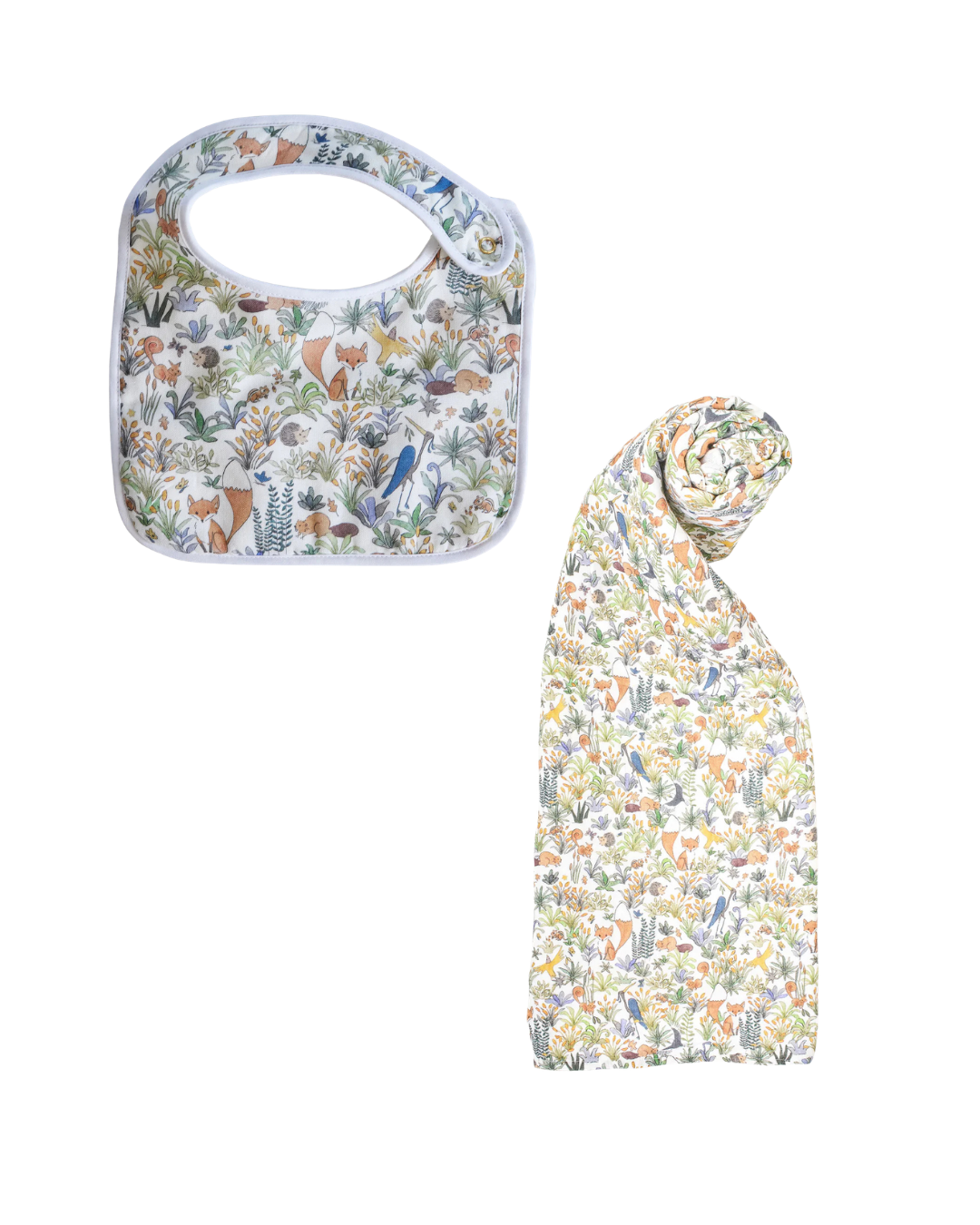 Timo & Violet Shawl & Bib Set