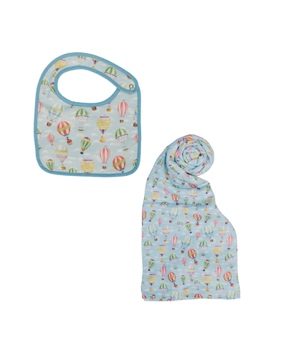 Timo & Violet Shawl & Bib Set