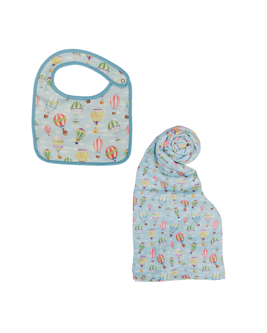Timo & Violet Shawl & Bib Set