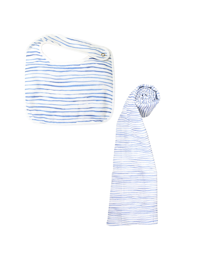 Timo & Violet Shawl & Bib Set
