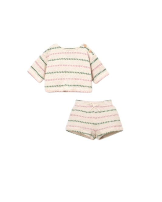 Play Up Baby Striped Jersey Set