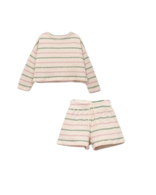 Play Up Girl Striped Jersey Set