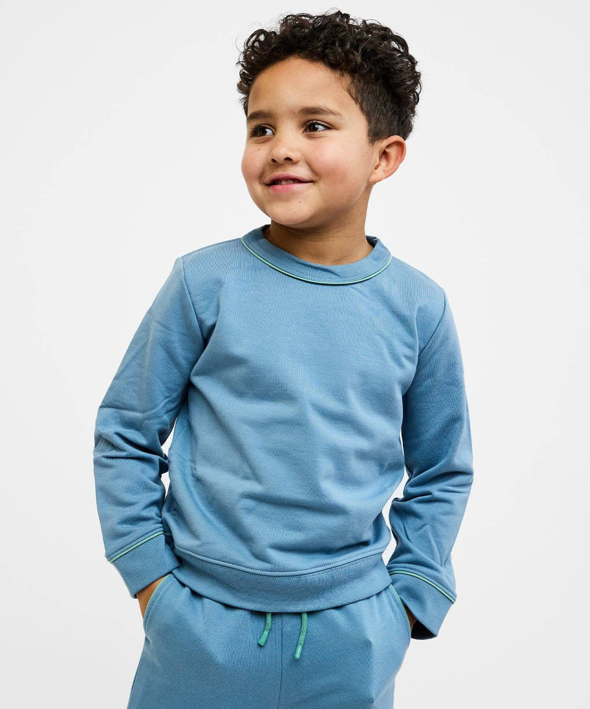Oso & Me - Remy Sweatshirt, Dusty Blue