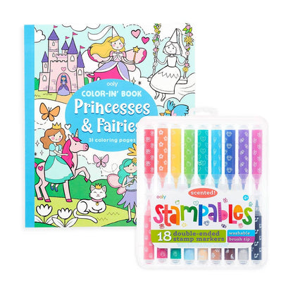 OOLY - Princesses & Fairies Stampables Coloring Pack