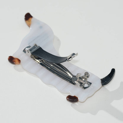 Adorro - Dachshund Ghost French Hair Clip