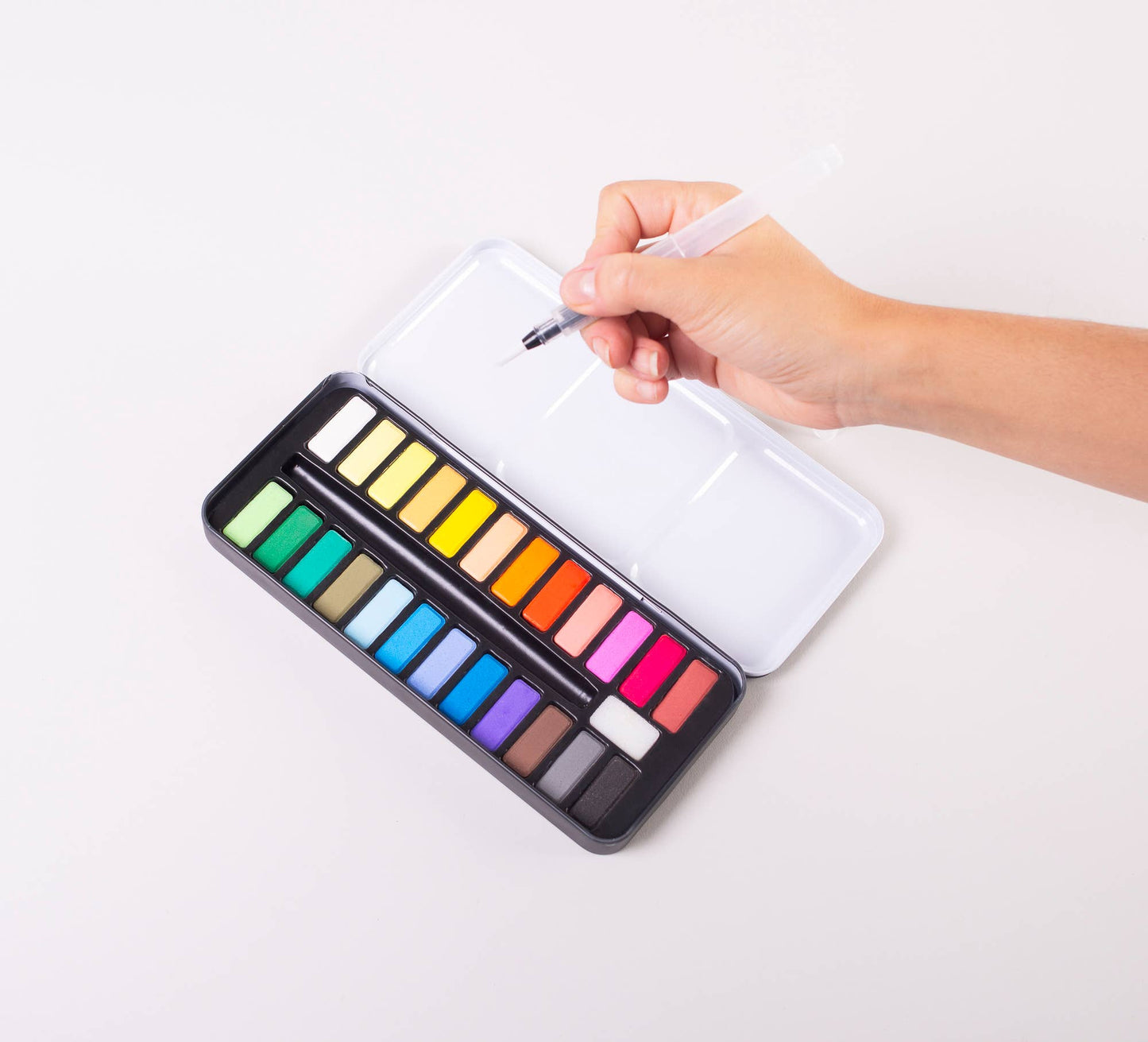 OMY - Watercolor paint set with water brush