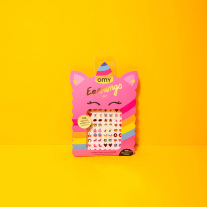 OMY - KIDS STICKY EARRINGS - UNICORN