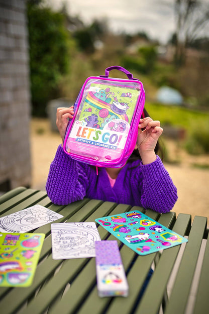 OOLY - Let's Go!: Activity & Coloring Kit - Unicorn Candy Town