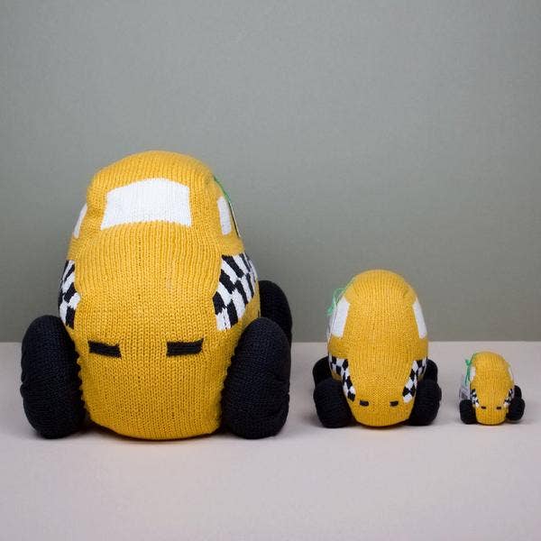 Estella - Organic Baby Taxi Rattle Toy (5.0 star rating)