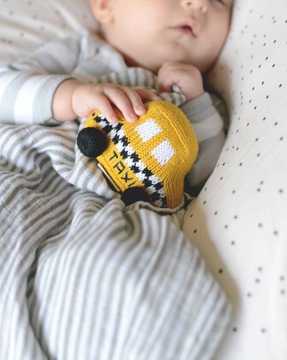 Estella - Organic Baby Taxi Rattle Toy (5.0 star rating)