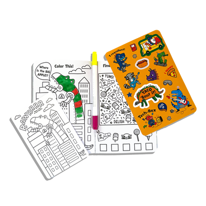OOLY - Let's Go!: Activity & Coloring Kit - Robo Dinos