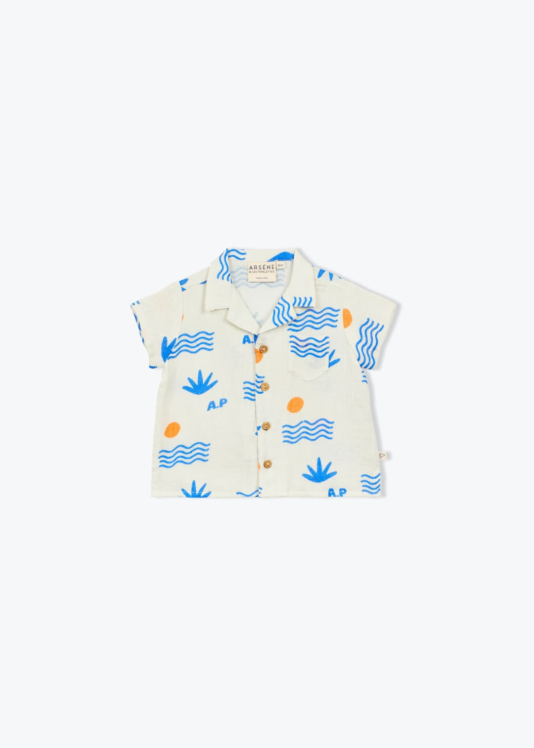 Arsene & Les Pipelettes Chemise Bebe Aloe