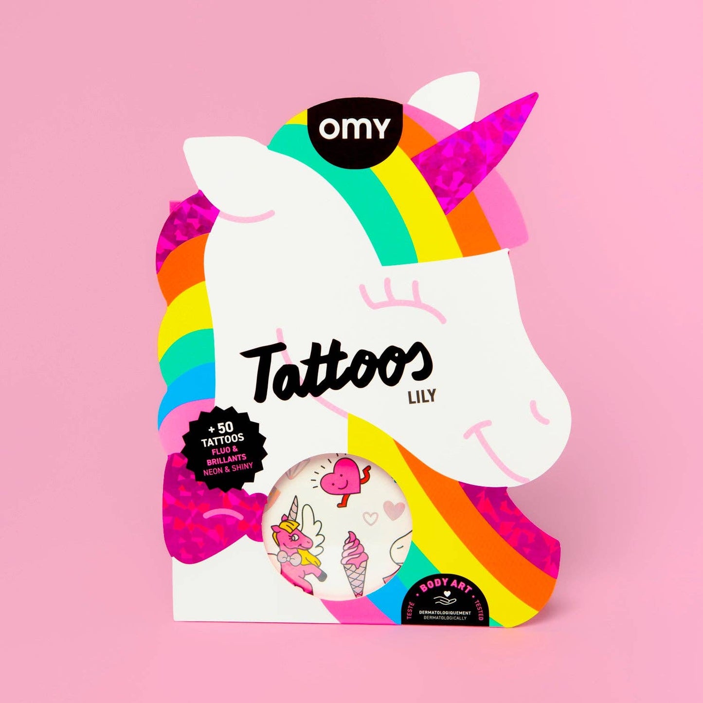 OMY - TEMPORARY TATOOS - UNICORN