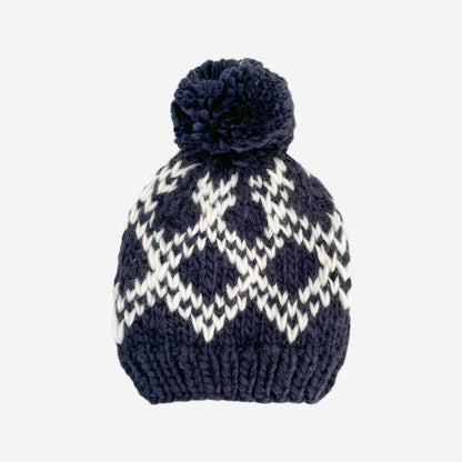 The Blueberry Hill Diamond Faire Isle Hat
