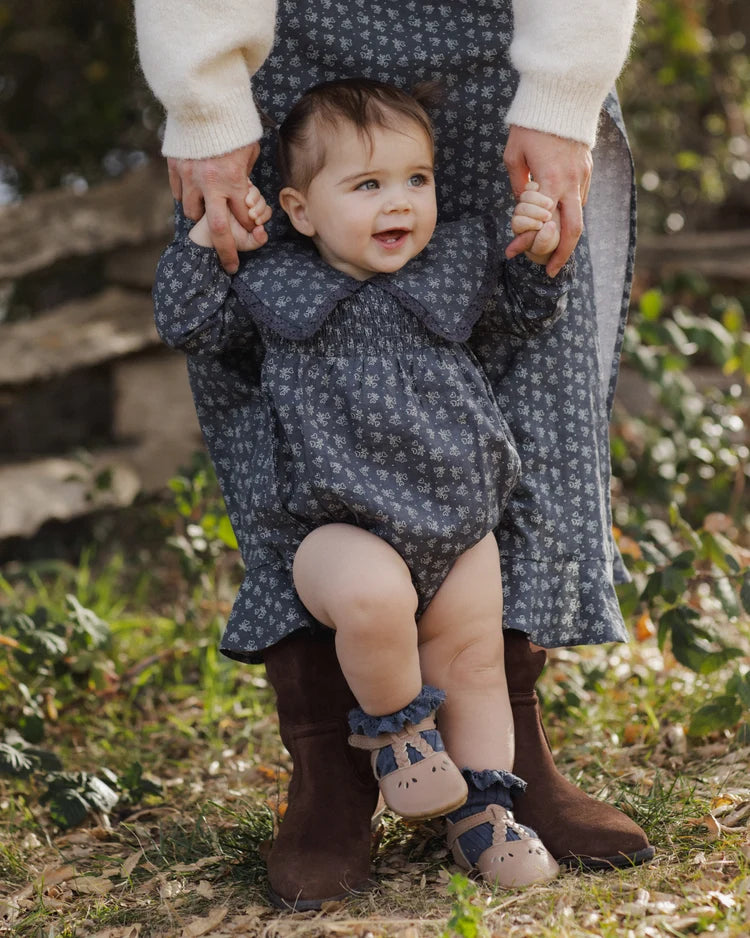 Rylee + Cru Fern Romper Heart Ditsy