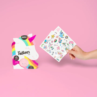 OMY - TEMPORARY TATOOS - UNICORN