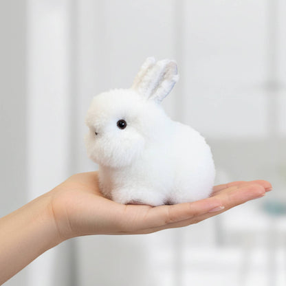Shupaca Alpaca - Alpaca Stuffed Animal - Bunny - Micro 6" WHITE