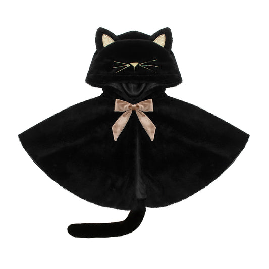 Mimi & Lula Black Cat Cape - Black