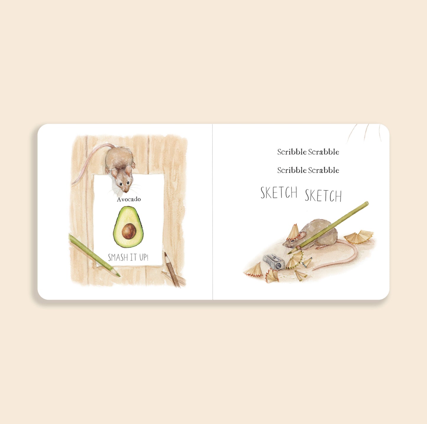 Paige Tate & Co. - Scribble Scrabble: A Board Book of First Words