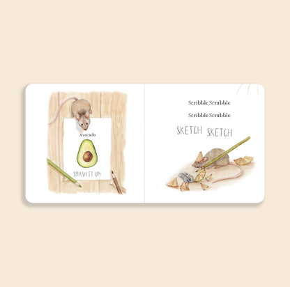 Paige Tate & Co. - Scribble Scrabble: A Board Book of First Words