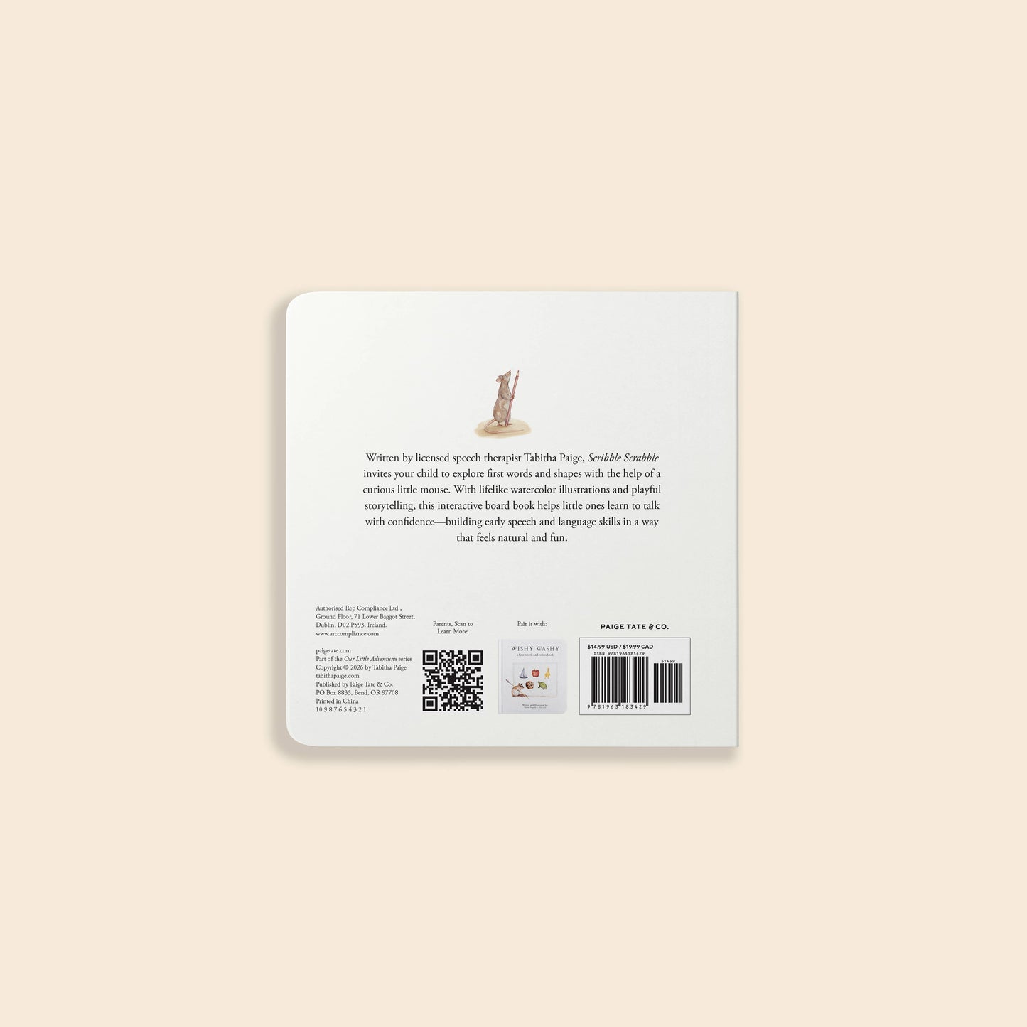 Paige Tate & Co. - Scribble Scrabble: A Board Book of First Words