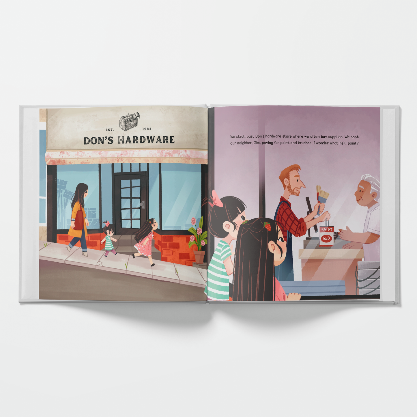 Lychee Press - We Shop Small - A Children's Book on Community & Connection