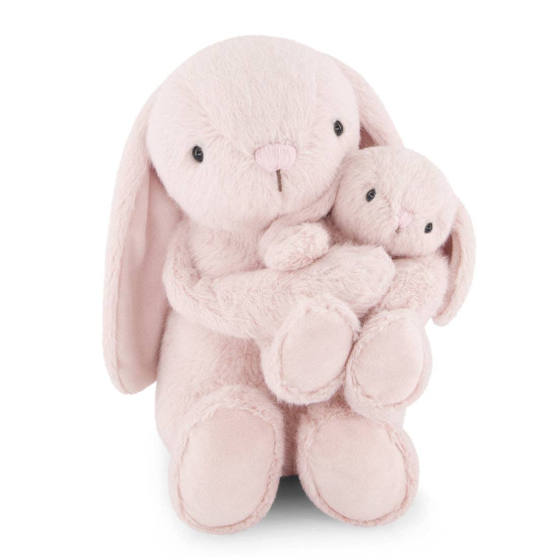 Snuggle Bunnies - Mama and Baby Bunny Plush Set - Frankie the Hugging Bunny