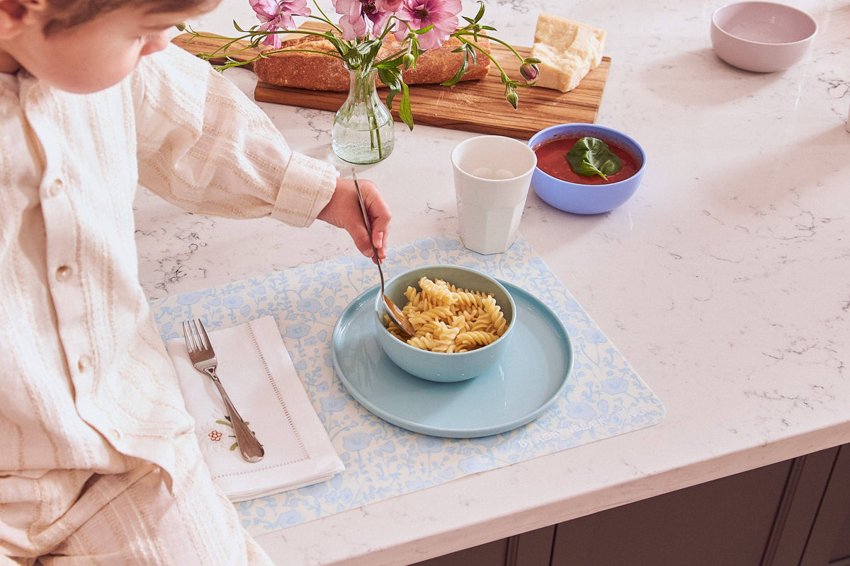 Recette - Plate and Bowl Set | Seafoam
