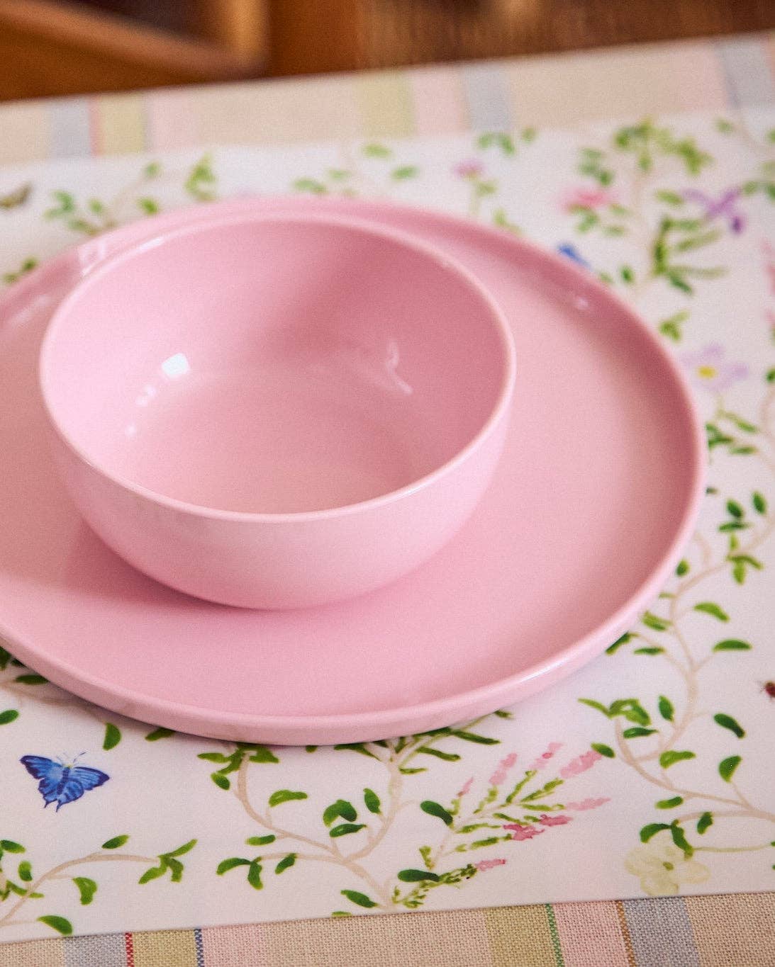 Recette - Plate and Bowl Set | Pink