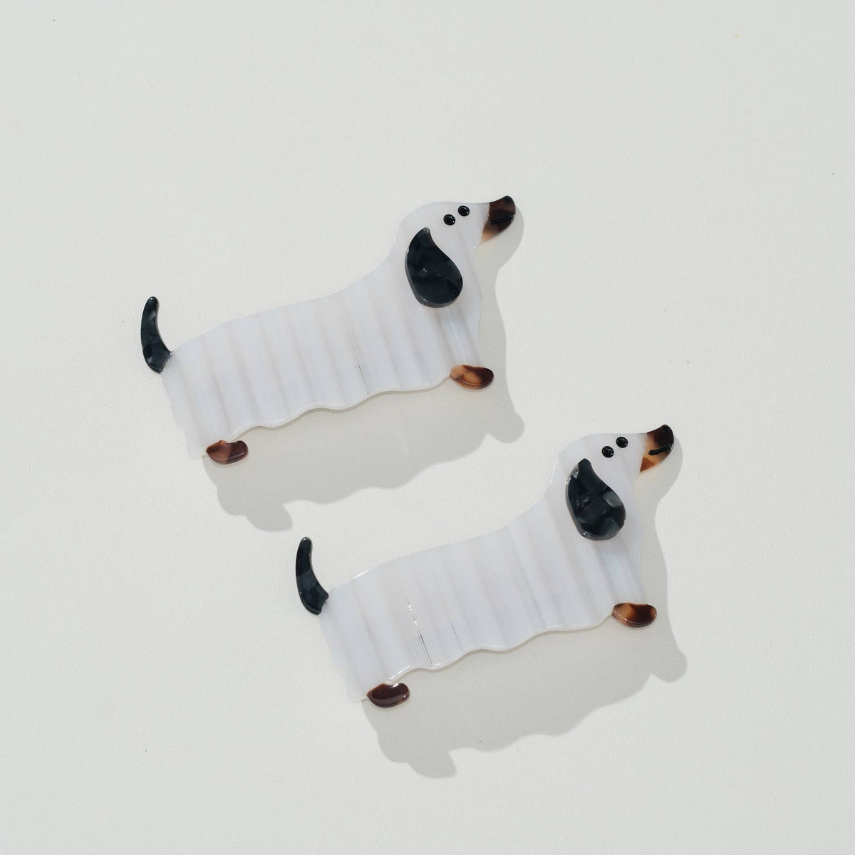 Adorro - Dachshund Ghost French Hair Clip