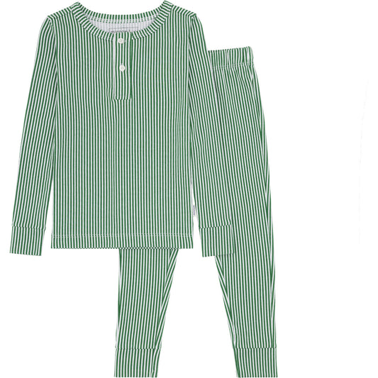 Minnow Pima Henley Pajama Set