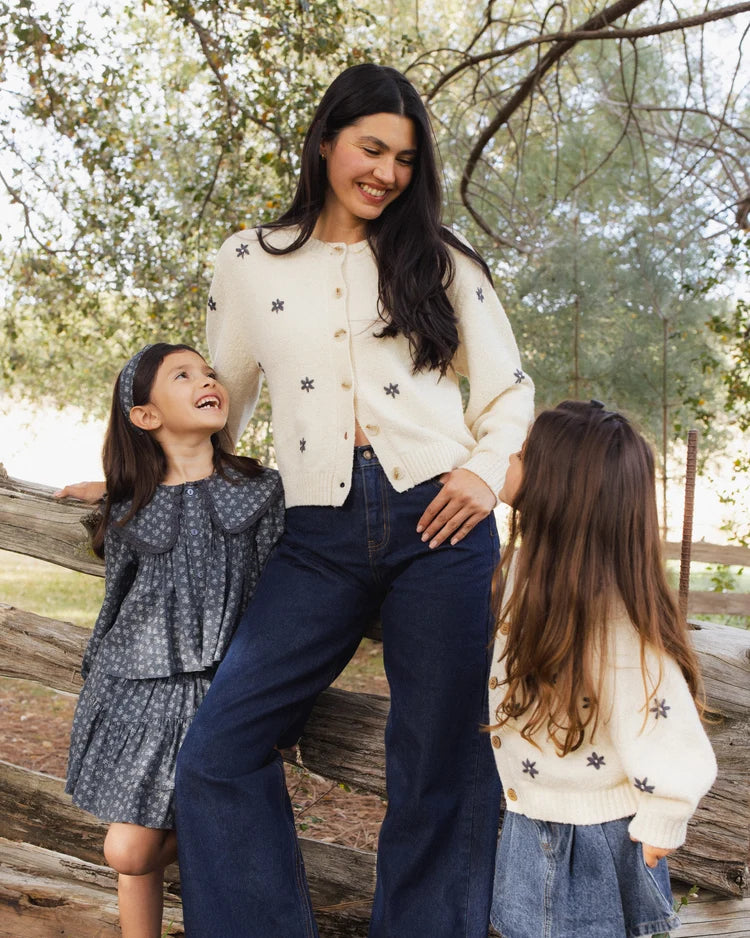 Rylee + Cru Fern Blouse Heart Ditsy