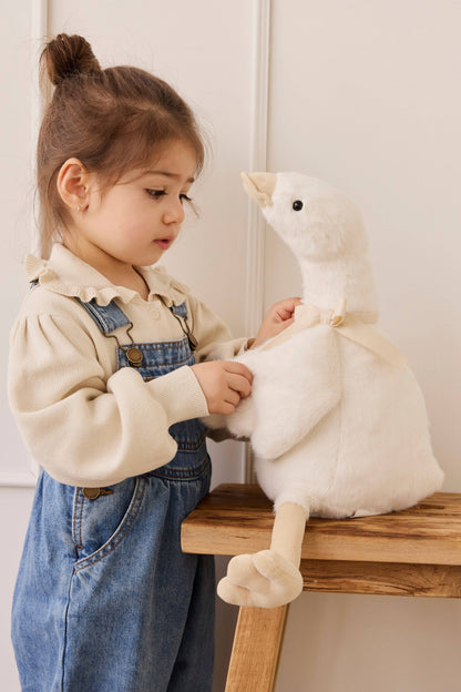Snuggle Bunnies - Large Plush Mommy Duck Stuffed Animal - Rose (18")