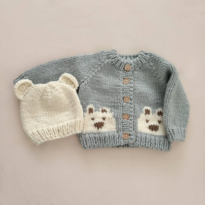 The Blueberry Hill Bear Hat, Cream