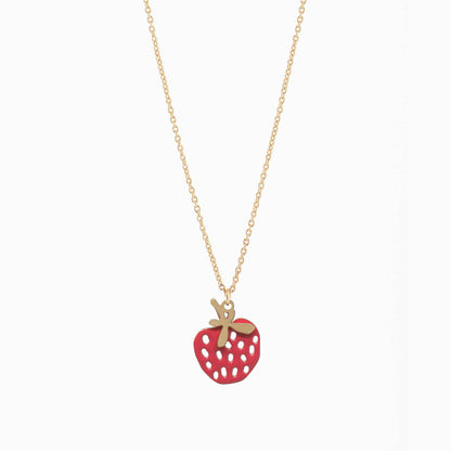 Titlee - LOTTIE strawberry necklace