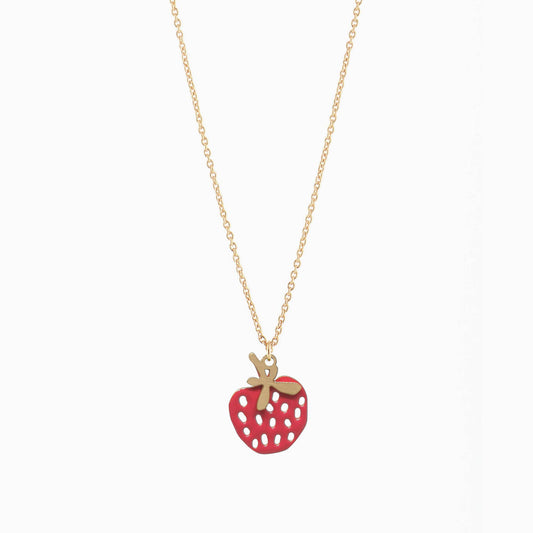 Titlee - LOTTIE strawberry necklace