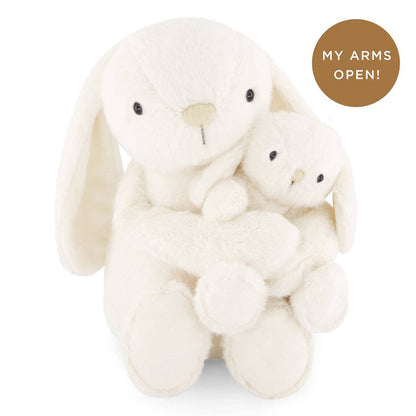 Snuggle Bunnies - Mama and Baby Bunny Plush Set - Frankie the Hugging Bunny