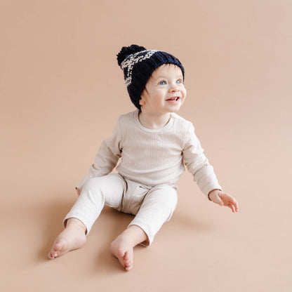 The Blueberry Hill Diamond Faire Isle Hat