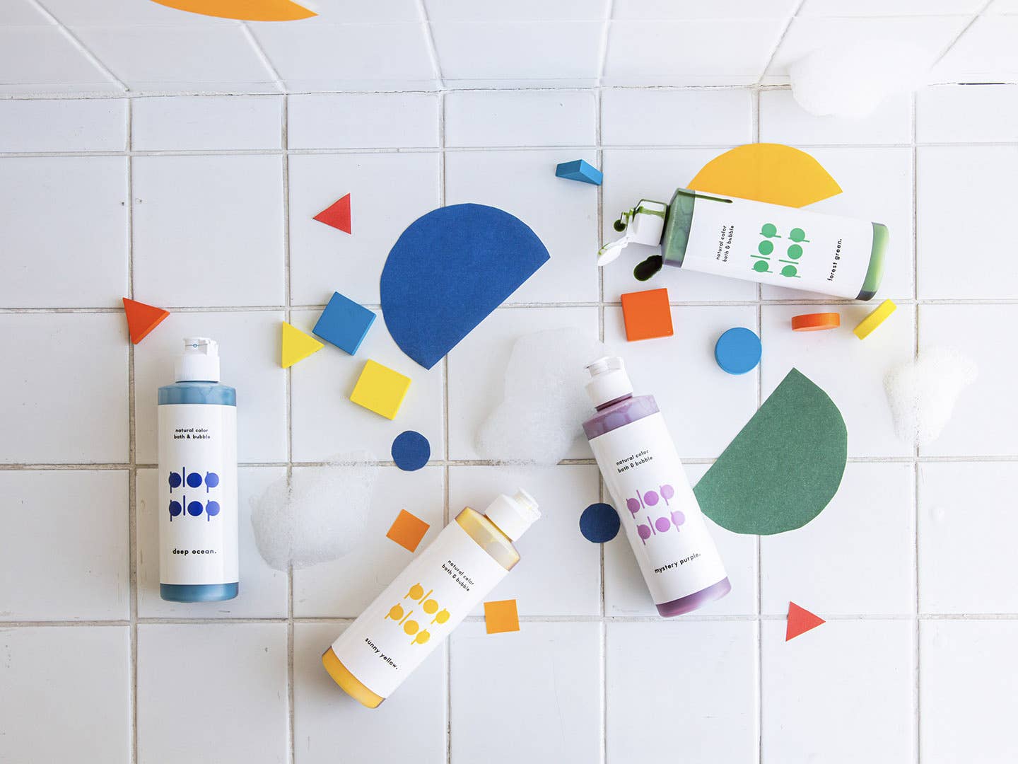 Living Refinery - Plop Plop Natural Color Bubble Bath - Mystery Purple (230g)