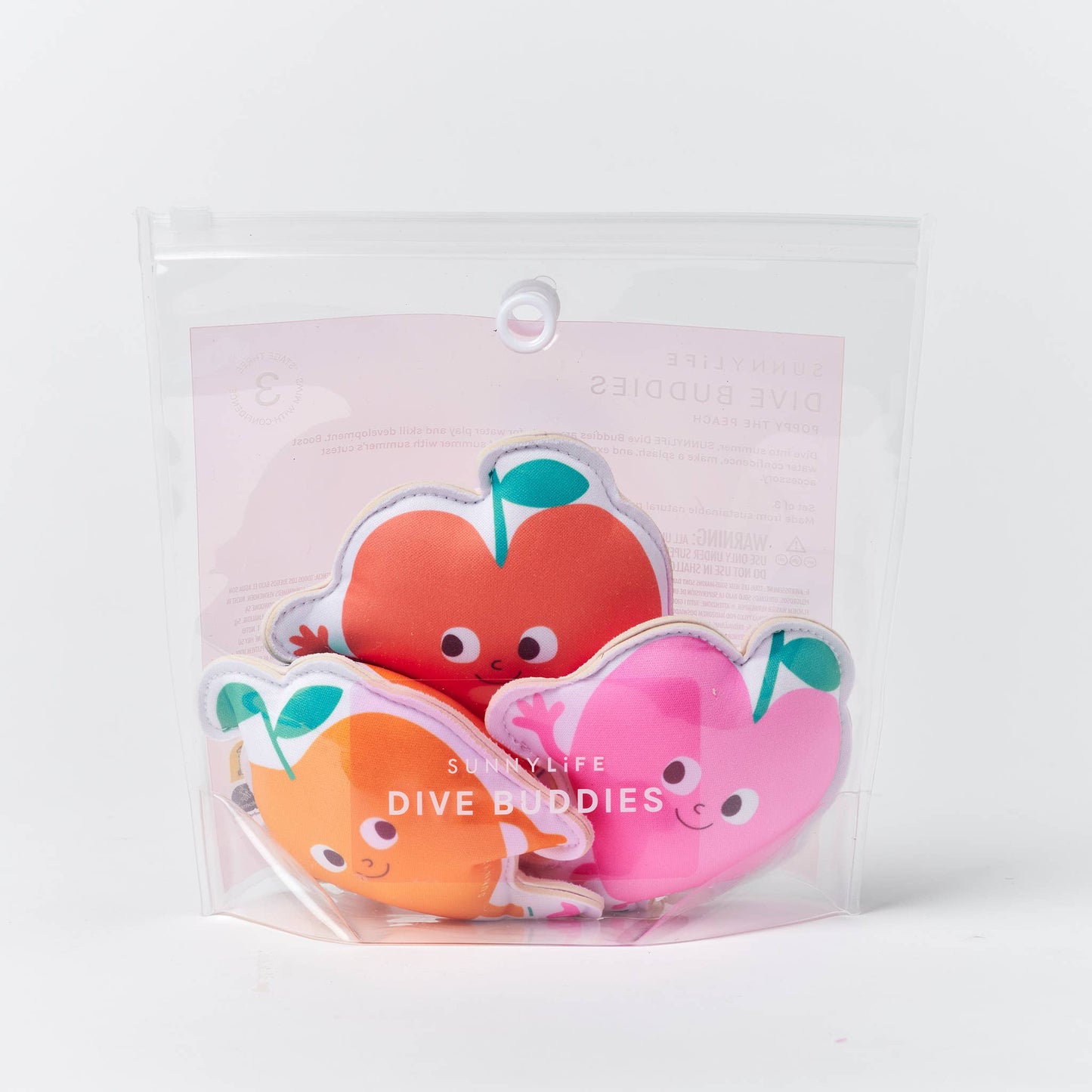 Sunnylife - Dive Buddies Poppy the Peach Multi Set of 3
