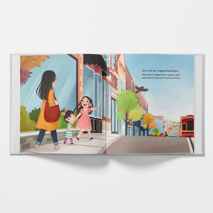 Lychee Press - We Shop Small - A Children's Book on Community & Connection