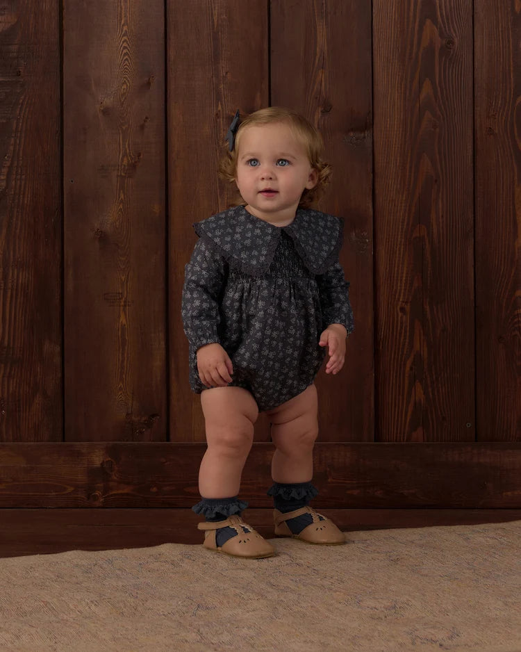 Rylee + Cru Fern Romper Heart Ditsy