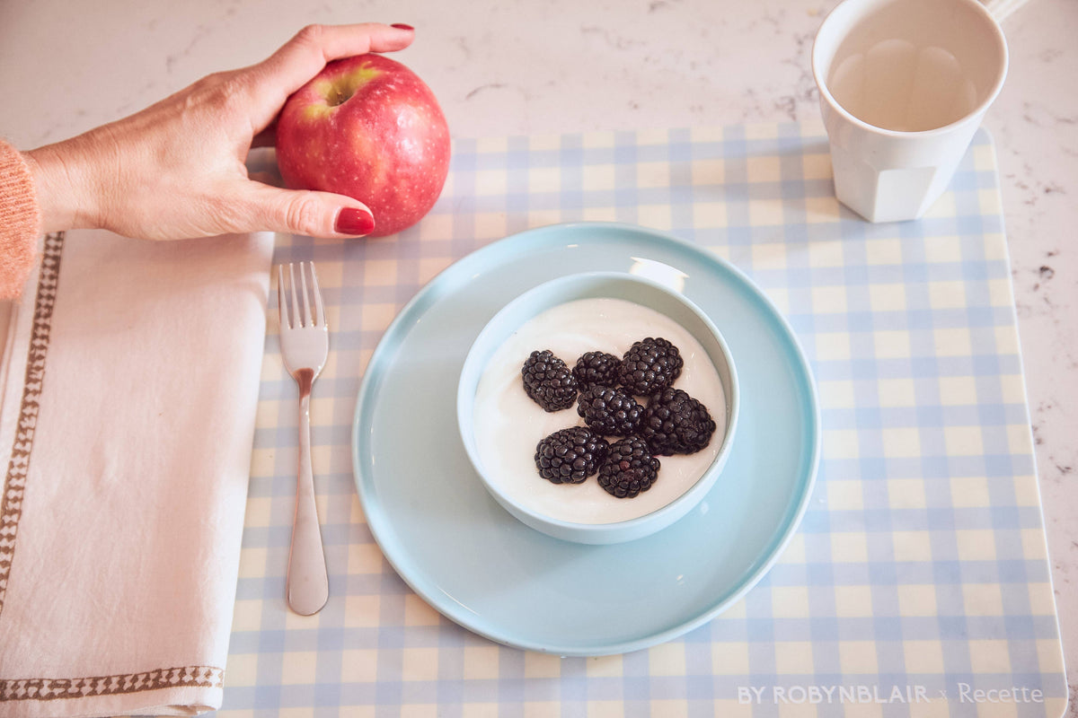 Recette - Plate and Bowl Set | Seafoam