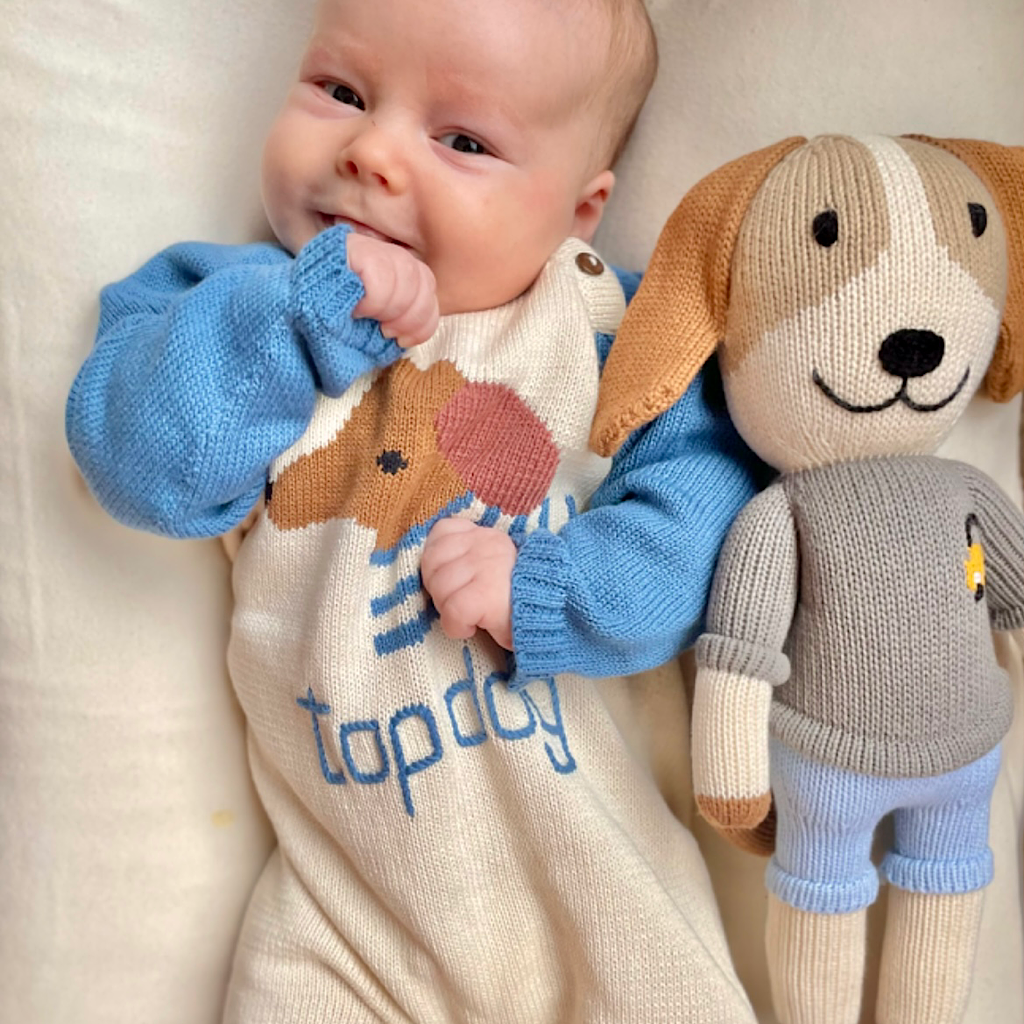 Estella - Frank the Organic Taxi Dog Doll - Stuffed Animal Toy