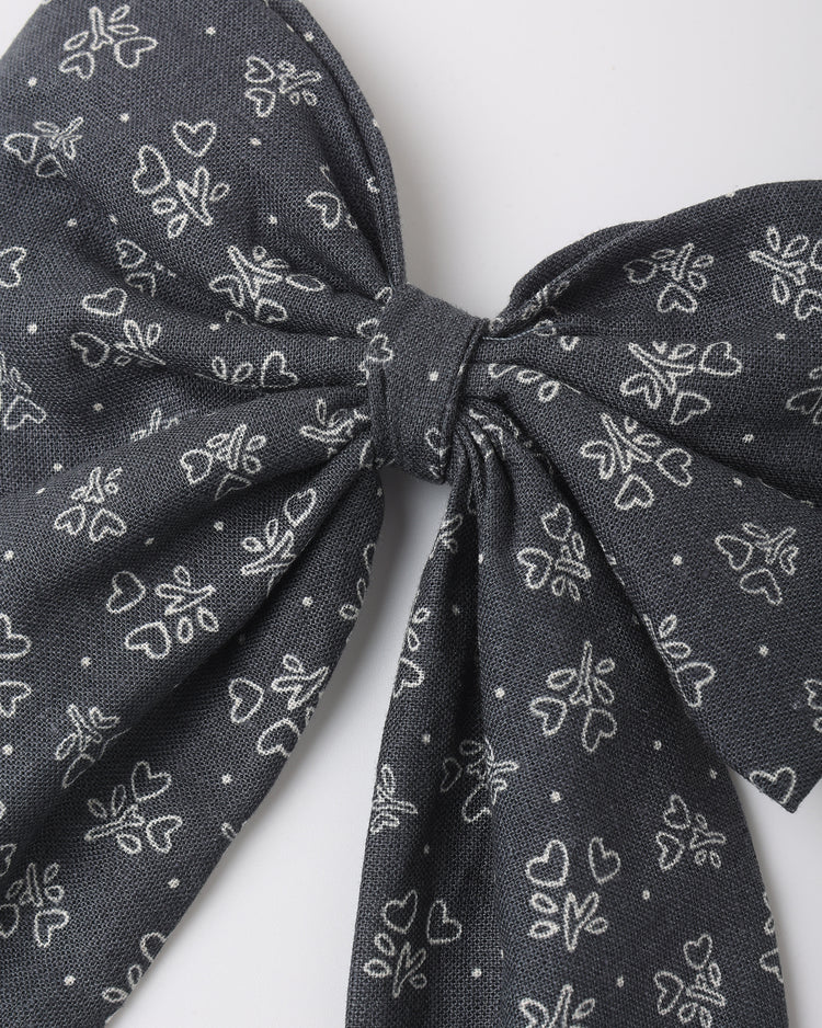Rylee + Cru Oversized Bow Heart Ditsy