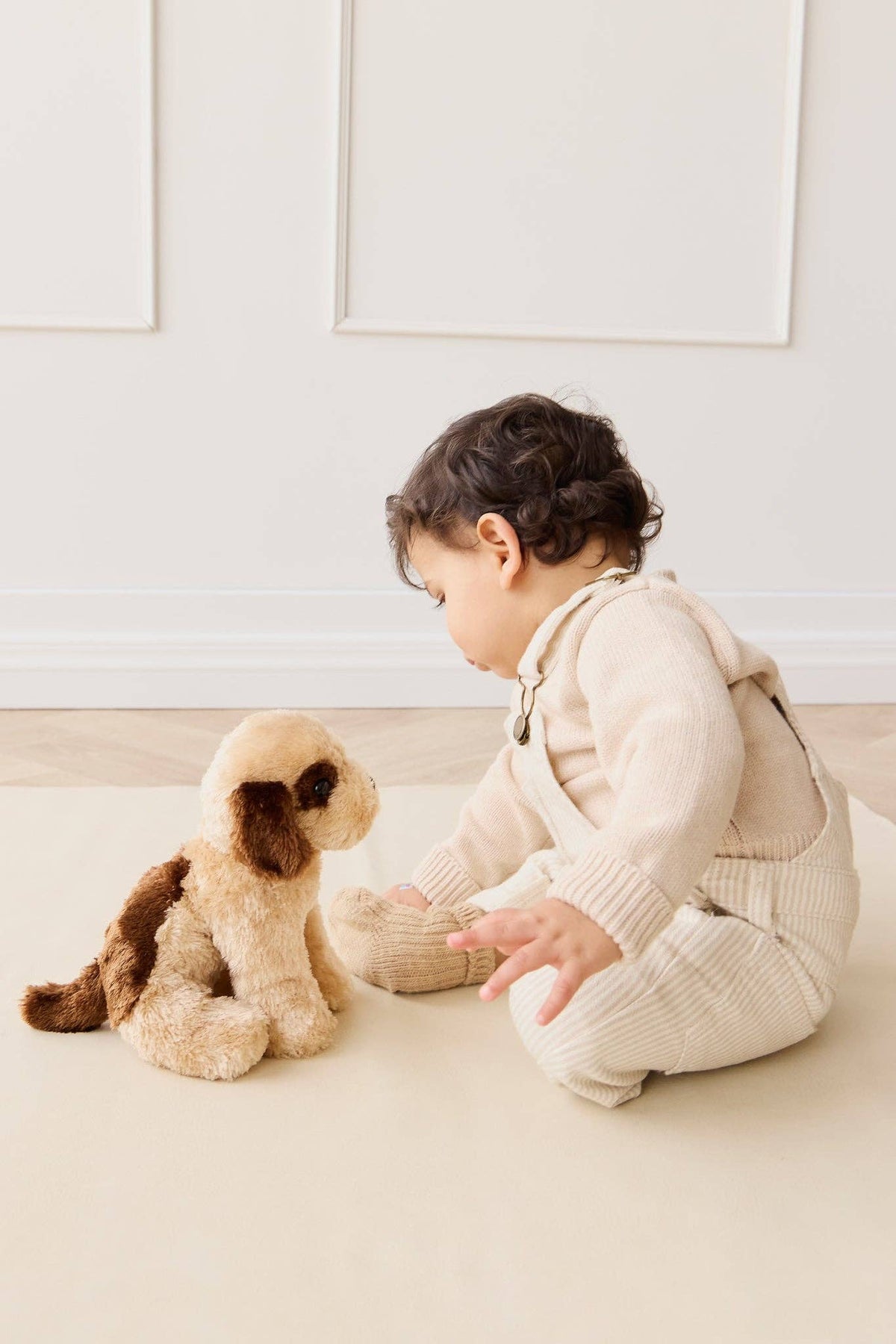 Snuggle Bunnies - Shih Tzu Dog Stuffed Animal - Coco (9" Brown)
